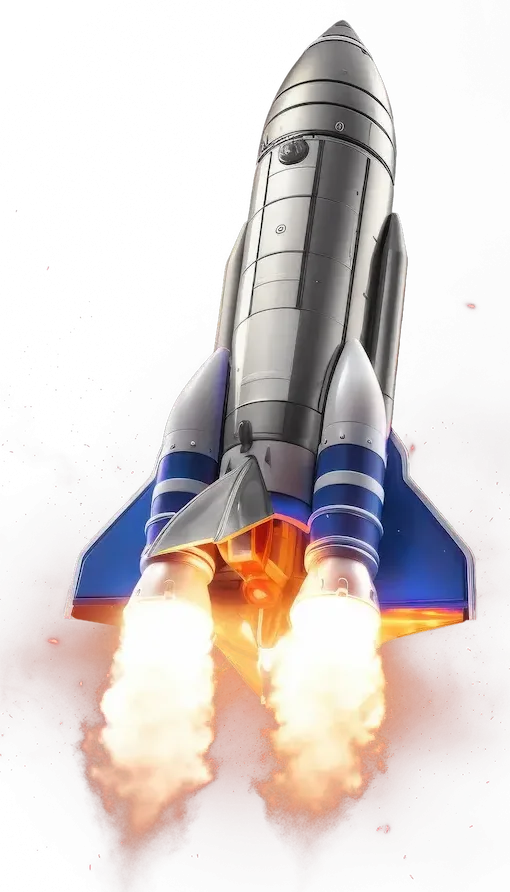 Rocket taking off